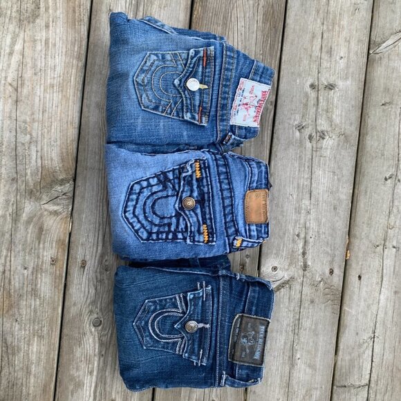 LOT OF 3 Vintage True Religion Jeans - Picture 2 of 7